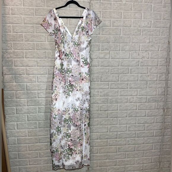 NWT MSRP $128 Guess Los Angeles maxi dress Women's Size 10 - Picture 3 of 7